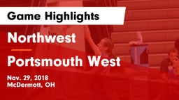 Northwest  vs Portsmouth West  Game Highlights - Nov. 29, 2018
