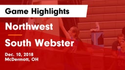 Northwest  vs South Webster  Game Highlights - Dec. 10, 2018