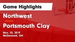Northwest  vs Portsmouth Clay Game Highlights - Nov. 23, 2019
