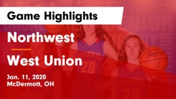 Northwest  vs West Union  Game Highlights - Jan. 11, 2020