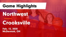 Northwest  vs Crooksville  Game Highlights - Feb. 13, 2020