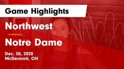 Northwest  vs Notre Dame  Game Highlights - Dec. 30, 2020
