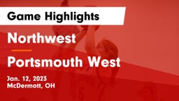 Northwest  vs Portsmouth West  Game Highlights - Jan. 12, 2023