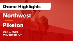 Northwest  vs Piketon  Game Highlights - Dec. 6, 2023