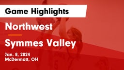 Northwest  vs Symmes Valley  Game Highlights - Jan. 8, 2024