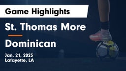 St. Thomas More  vs Dominican Game Highlights - Jan. 21, 2023