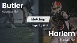 Matchup: Butler  vs. Harlem  2017
