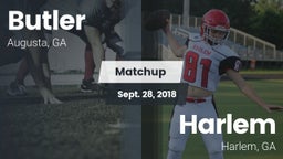 Matchup: Butler  vs. Harlem  2018