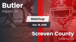 Matchup: Butler  vs. Screven County  2018