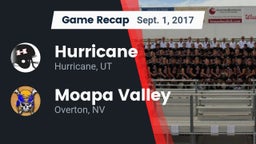 Recap: Hurricane  vs. Moapa Valley  2017