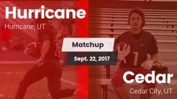 Matchup: Hurricane vs. Cedar  2017