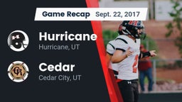 Recap: Hurricane  vs. Cedar  2017
