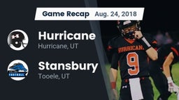 Recap: Hurricane  vs. Stansbury  2018