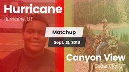Matchup: Hurricane vs. Canyon View  2018