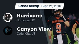 Recap: Hurricane  vs. Canyon View  2018