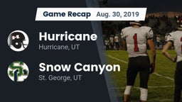 Recap: Hurricane  vs. Snow Canyon  2019
