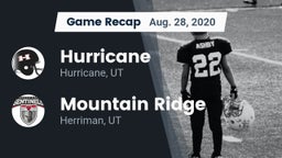 Recap: Hurricane  vs. Mountain Ridge  2020