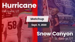 Matchup: Hurricane vs. Snow Canyon  2020
