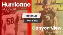 Matchup: Hurricane vs. Canyon View  2020