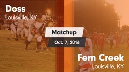 Matchup: Doss vs. Fern Creek  2016