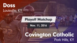 Matchup: Doss vs. Covington Catholic  2016