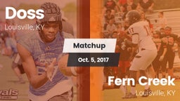 Matchup: Doss vs. Fern Creek  2017