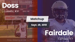 Matchup: Doss vs. Fairdale  2018