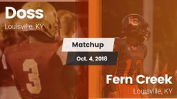 Matchup: Doss vs. Fern Creek  2018