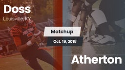 Matchup: Doss vs. Atherton 2018