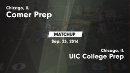 Matchup: Comer Prep vs. UIC College Prep 2016