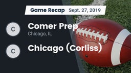 Recap: Comer Prep  vs. Chicago (Corliss) 2019
