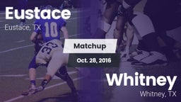 Matchup: Eustace vs. Whitney  2016
