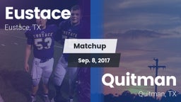 Matchup: Eustace vs. Quitman  2017