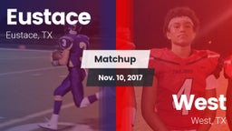 Matchup: Eustace vs. West  2017