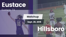 Matchup: Eustace vs. Hillsboro  2018