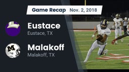 Recap: Eustace  vs. Malakoff  2018