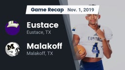 Recap: Eustace  vs. Malakoff  2019