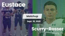Matchup: Eustace vs. Scurry-Rosser  2020