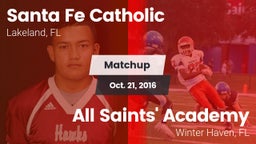 Matchup: Santa Fe Catholic vs. All Saints' Academy  2016