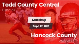 Matchup: Todd County Central vs. Hancock County  2017