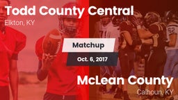 Matchup: Todd County Central vs. McLean County  2017