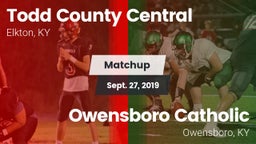 Matchup: Todd County Central vs. Owensboro Catholic  2019