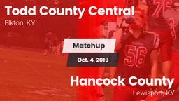 Matchup: Todd County Central vs. Hancock County  2019