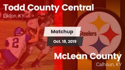 Matchup: Todd County Central vs. McLean County  2019