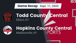 Recap: Todd County Central  vs. Hopkins County Central  2020
