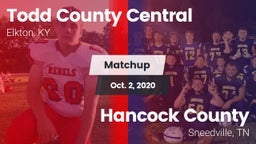 Matchup: Todd County Central vs. Hancock County  2020