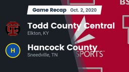 Recap: Todd County Central  vs. Hancock County  2020