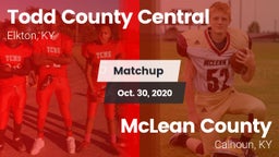 Matchup: Todd County Central vs. McLean County  2020