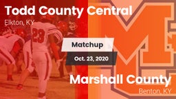 Matchup: Todd County Central vs. Marshall County  2020