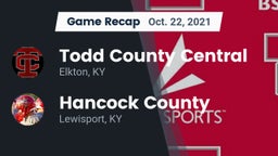 Recap: Todd County Central  vs. Hancock County  2021